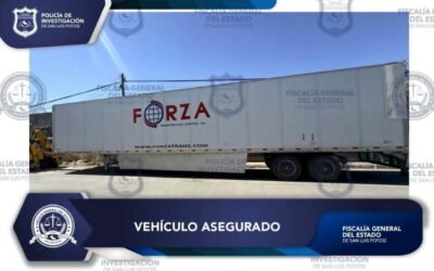 FGESLP RECUPERA CAJA SECA CON REPORTE DE ROBO EN LA CAPITAL POTOSINA