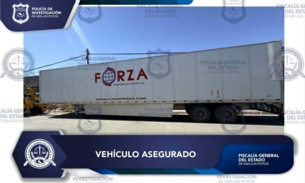 FGESLP RECUPERA CAJA SECA CON REPORTE DE ROBO EN LA CAPITAL POTOSINA