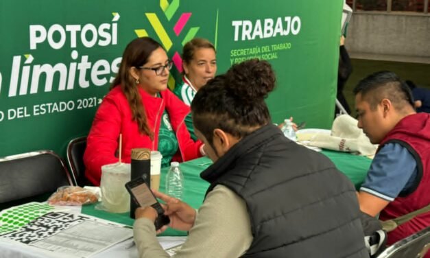 GOBIERNO ESTATAL ACERCA MÁS DE 400 VACANTES A LAS Y LOS POTOSINOS