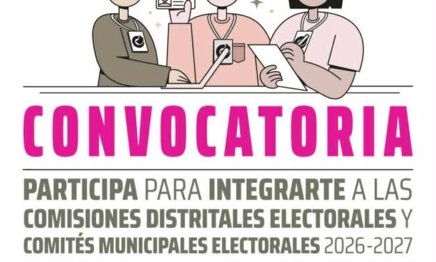 CEEPAC abre convocatoria para integrar los organismos electorales distritales y municipales del Proceso Electoral Local 2026-2027.