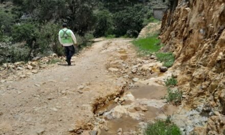 GOBIERNO ESTATAL EVALÚA Y ATIENDE AFECTACIONES POR LLUVIAS EN CAMINOS DEL ALTIPLANO