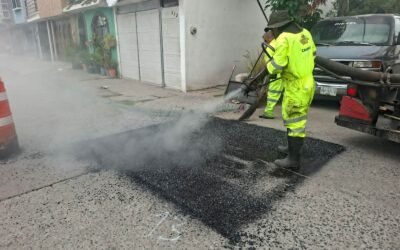 AVANZA RESCATE DE COLONIAS CON MÁS DE 28 MIL METROS CUADRADOS DE BACHEO