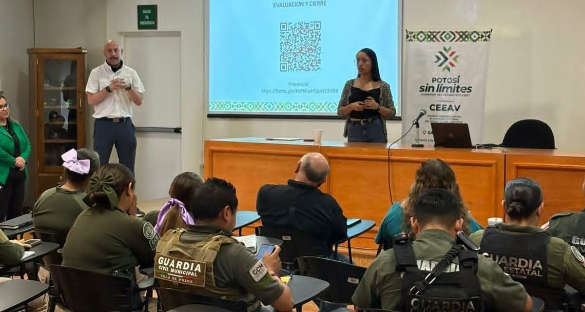 IMPULSA GOBIERNO ESTATAL CAPACITACIÓN PARA GARANTIZAR UNA VIDA LIBRE DE VIOLENCIA PARA LAS POTOSINAS