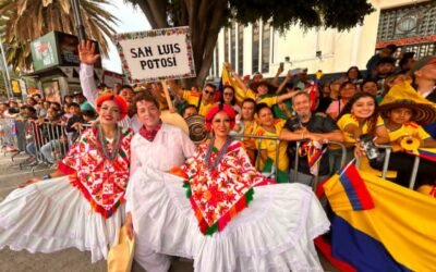 CULTURA POTOSINA BRILLA EN DESFILE NACIONAL