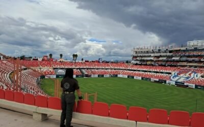 GOBIERNO ESTATAL GARANTIZA SEGURIDAD DURANTE TRANSMISIÓN DE PARTIDO EN EL ESTADIO LIBERTAD FINANCIERA