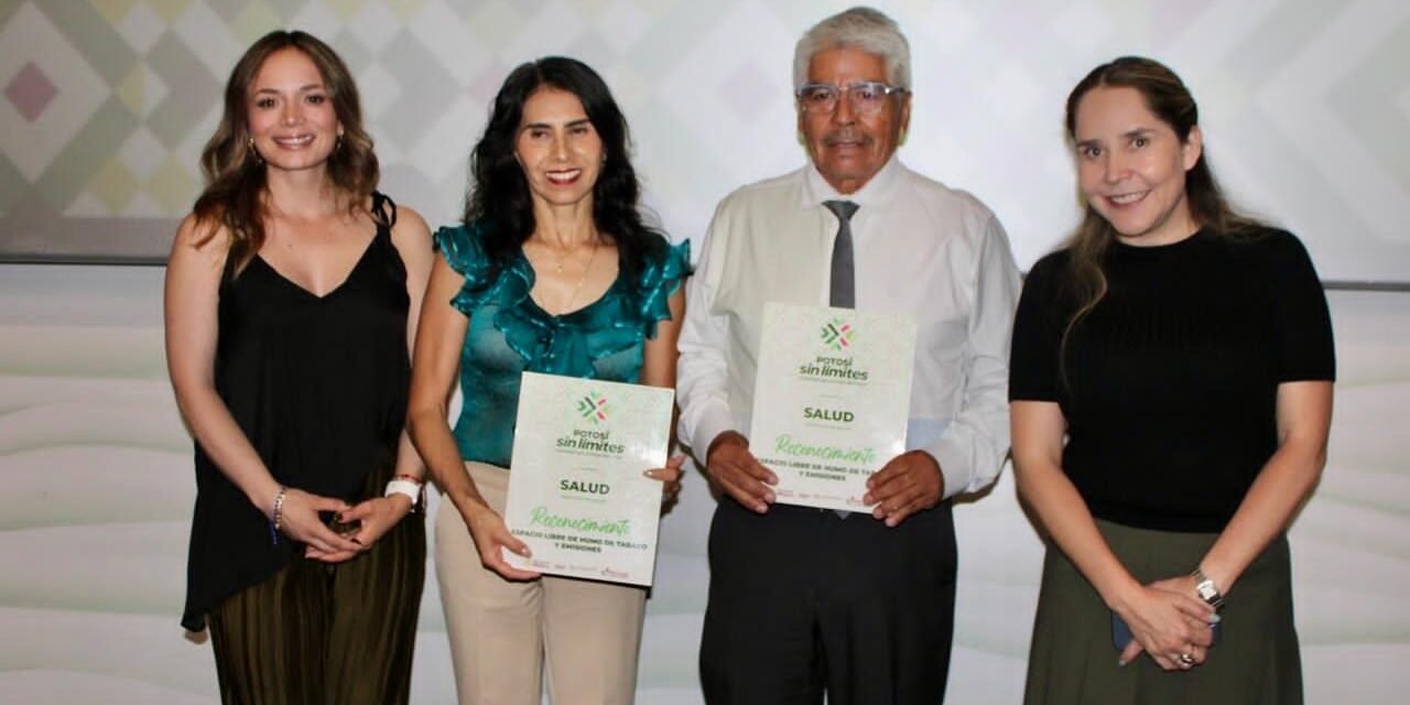 GOBIERNO ESTATAL RECONOCE ESPACIOS LIBRES DE HUMO DE TABACO Y EMISIONES