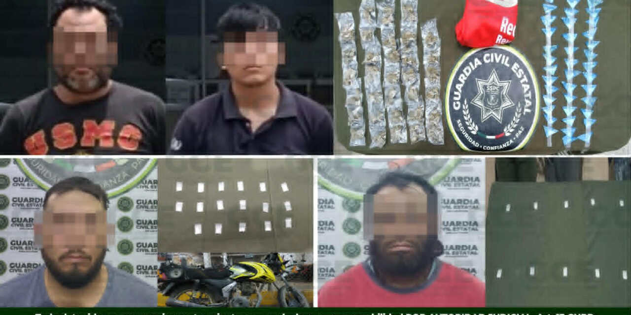 OPERATIVOS Y LABORES DE INTELIGENCIA DE LA GUARDIA CIVIL ESTATAL REFUERZAN LA PAZ EN EL ESTADO