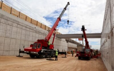 MONTAJE DE TRABES ACELERA LA CONSTRUCCIÓN DEL NUEVO PASO A DESNIVEL