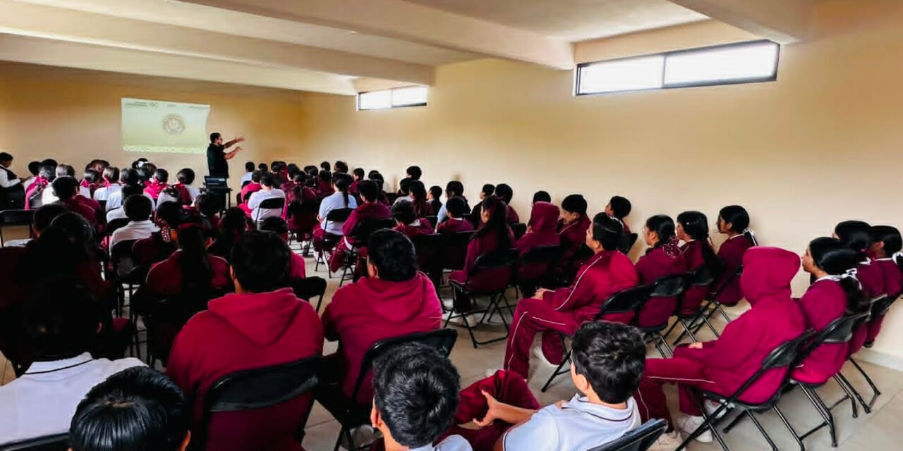 GOBIERNO ESTATAL FORTALECE LA PREVENCIÓN Y LA CULTURA DE LA LEGALIDAD ENTRE ESTUDIANTES