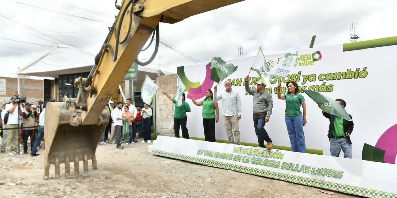 RICARDO GALLARDO TRANSFORMARÁ CALLES DE BELLAS LOMAS