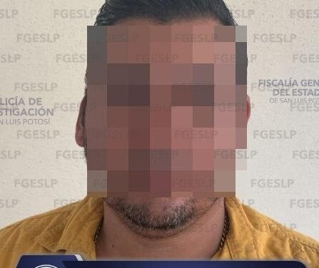 CAPTURA FISCALÍA EN LA CAPITAL POTOSINA A IMPUTADO POR VIOLACIÓN ESPECÍFICA AGRAVADA
