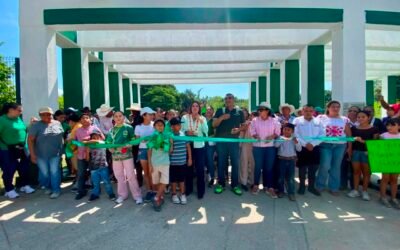 SE REHABILITÓ Y ENTREGÓ LA UNIDAD DEPORTIVA DEL MUNICIPIO DE AQUISMÓN
