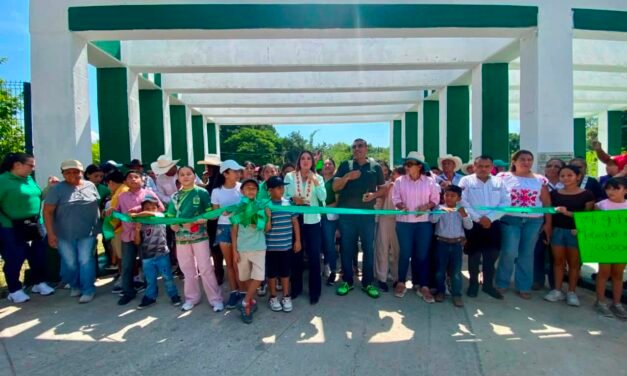 SE REHABILITÓ Y ENTREGÓ LA UNIDAD DEPORTIVA DEL MUNICIPIO DE AQUISMÓN