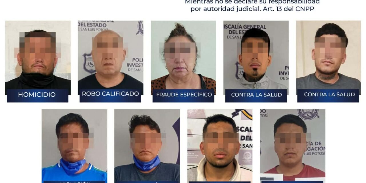 FGESLP CONSOLIDA RESULTADOS OPERATIVOS CON DETENCIONES Y ASEGURAMIENTOS EN EL ESTADO