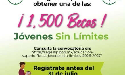 ÚLTIMOS DÍAS PARA SOLICITAR BECAS JÓVENES SIN LÍMITES