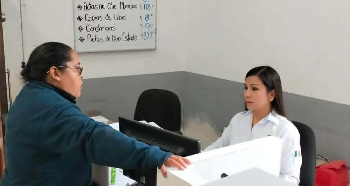 OFICIALÍA PRIMERA DEL REGISTRO CIVIL BRINDA 804 SERVICIOS A LA CIUDADANÍA