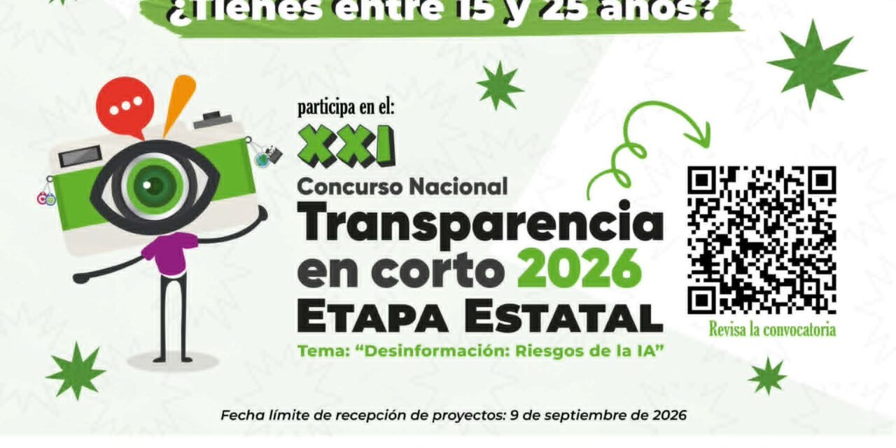 LLAMAN A JÓVENES POTOSINOS A PARTICIPAR EN CONCURSO NACIONAL DE TRANSPARENCIA
