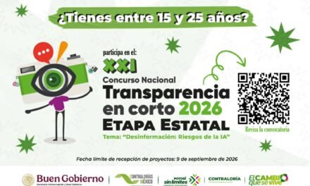 LLAMAN A JÓVENES POTOSINOS A PARTICIPAR EN CONCURSO NACIONAL DE TRANSPARENCIA
