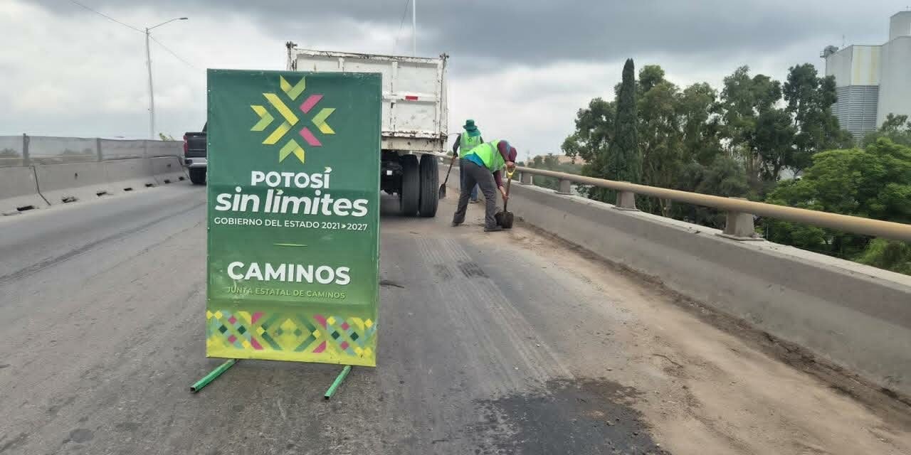 GOBIERNO DEL ESTADO MANTIENE CONSERVACIÓN PERMANENTE EN CIRCUITO POTOSÍ