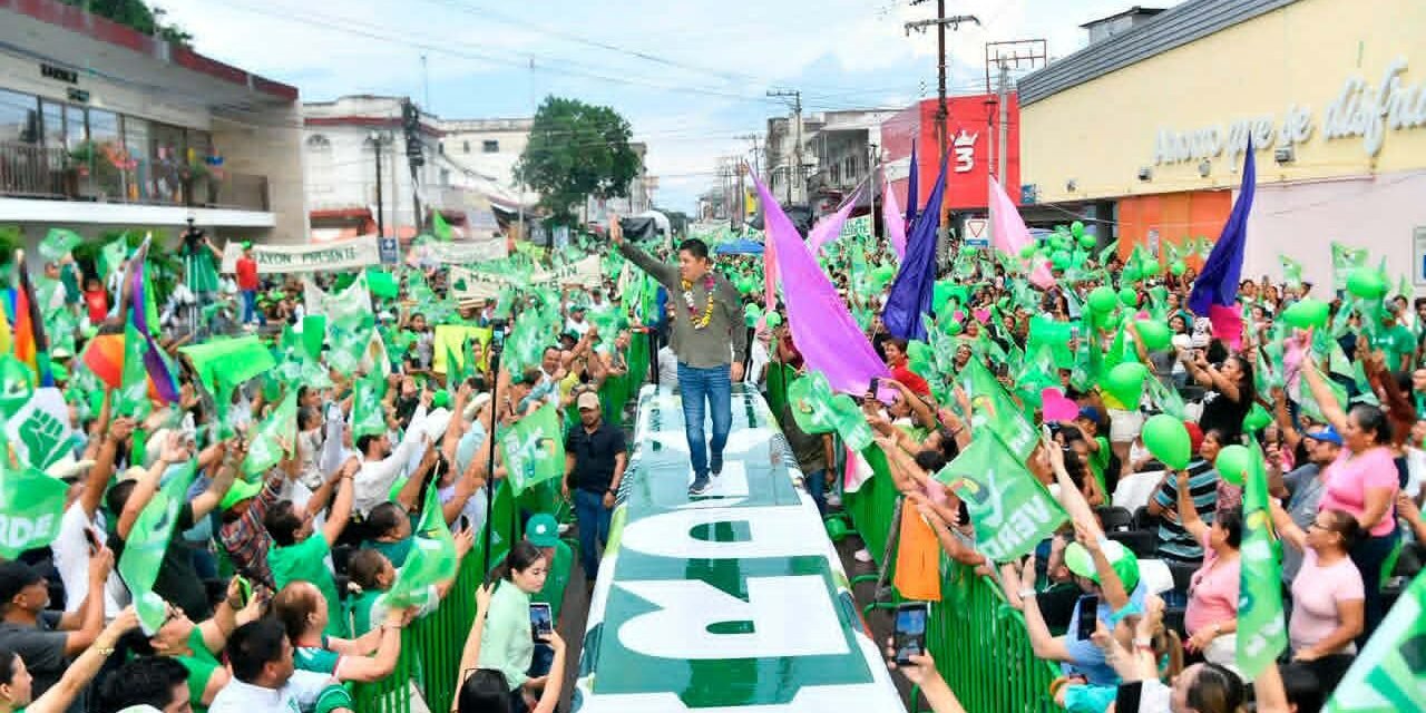 EL PARTIDO VERDE CONSOLIDA SU LIDERAZGO EN SAN LUIS POTOSÍ; MÁS DE 80 MIL PERSONAS RESPALDAN AL GALLARDISMO EN DOS DÍAS