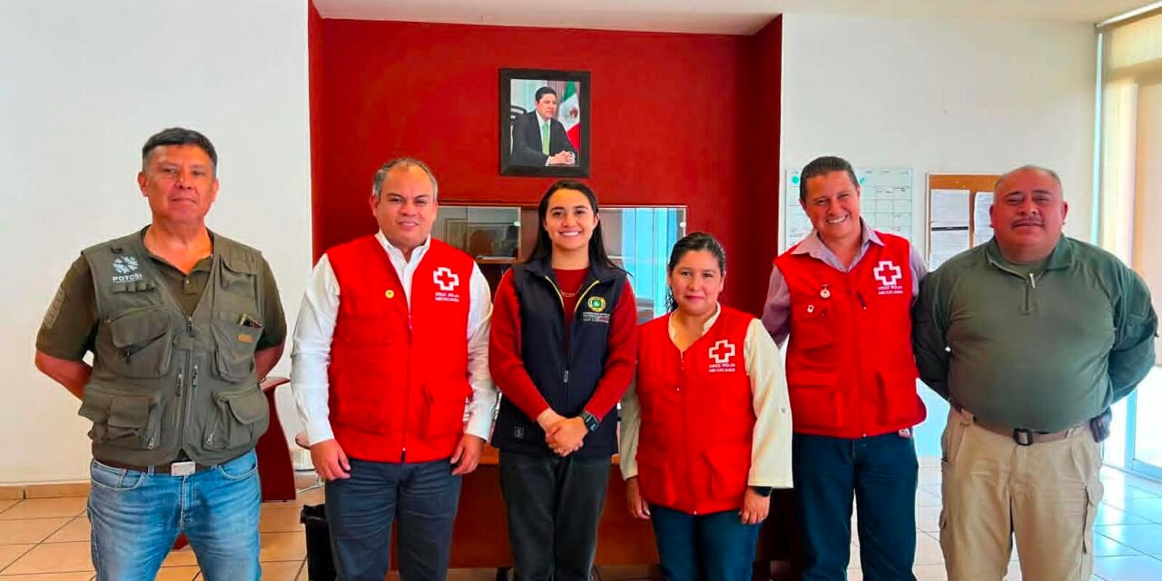 PROTECCIÓN CIVIL ESTATAL Y CRUZ ROJA COORDINAN RESPUESTA ANTE POSIBLES EMERGENCIAS