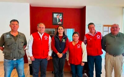 PROTECCIÓN CIVIL ESTATAL Y CRUZ ROJA COORDINAN RESPUESTA ANTE POSIBLES EMERGENCIAS