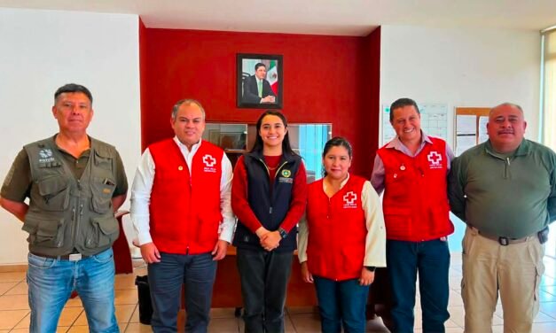 PROTECCIÓN CIVIL ESTATAL Y CRUZ ROJA COORDINAN RESPUESTA ANTE POSIBLES EMERGENCIAS