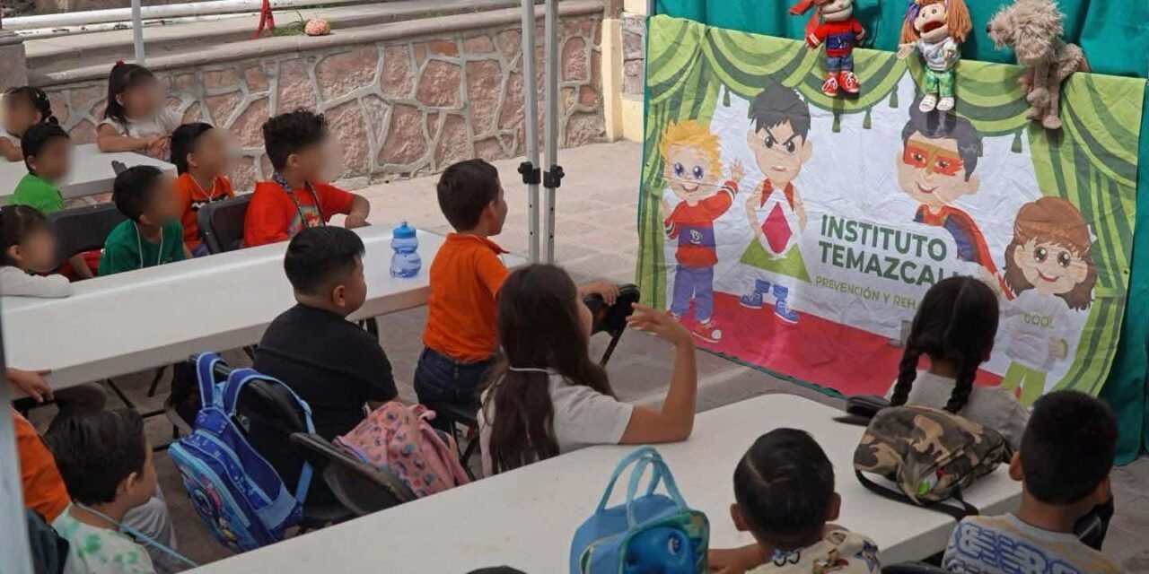 TEMAZCALLI LLEVA SALUD MENTAL Y PREVENCIÓN A CURSOS DE VERANO