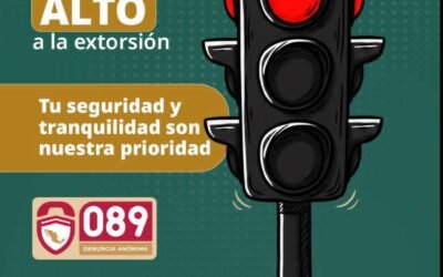 DENUNCIAR AL 089 AYUDA A COMBATIR LA EXTORSIÓN
