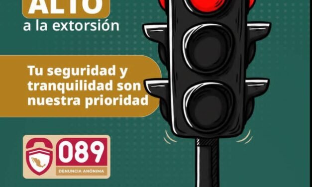 DENUNCIAR AL 089 AYUDA A COMBATIR LA EXTORSIÓN