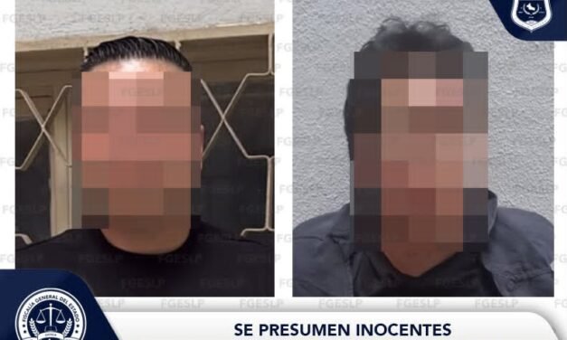 FISCALÍA POTOSINA OBTIENE VINCULACIÓN A PROCESO DE DOS IMPUTADOS POR SECUESTRO AGRAVADO
