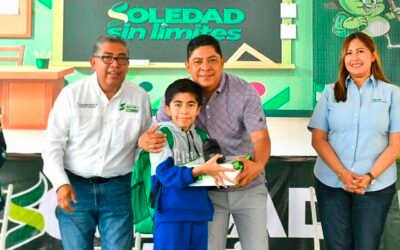 EL GOBERNADOR RICARDO GALLARDO INICIA ENTREGA DE APOYOS ESCOLARES 2026 EN SOLEDAD