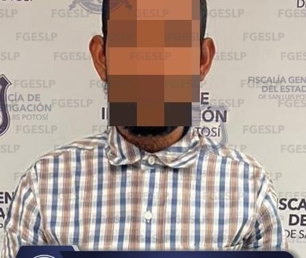 FISCALÍA DE SLP CUMPLIMENTA ORDEN DE APREHENSIÓN POR HOMICIDIO CALIFICADO