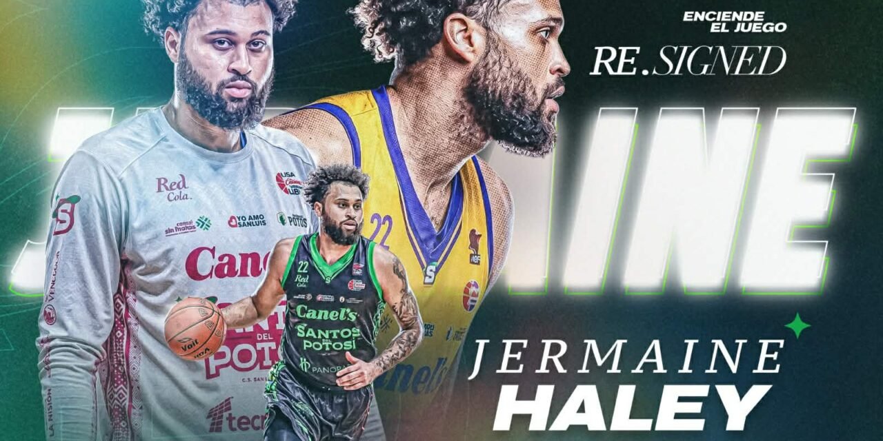 Jermaine Haley Jr. encenderá la duela con Santos del Potosí en la temporada 2026 de la Liga Caliente .MX LNBP