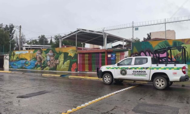 VILLA DE POZOS MANTIENE VIGILANCIA PREVENTIVA EN ESCUELAS