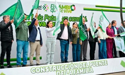 EL GOBERNADOR RICARDO GALLARDO ARRANCA LA CONSTRUCCIÓN DEL PUENTE DE LA FAMILIA