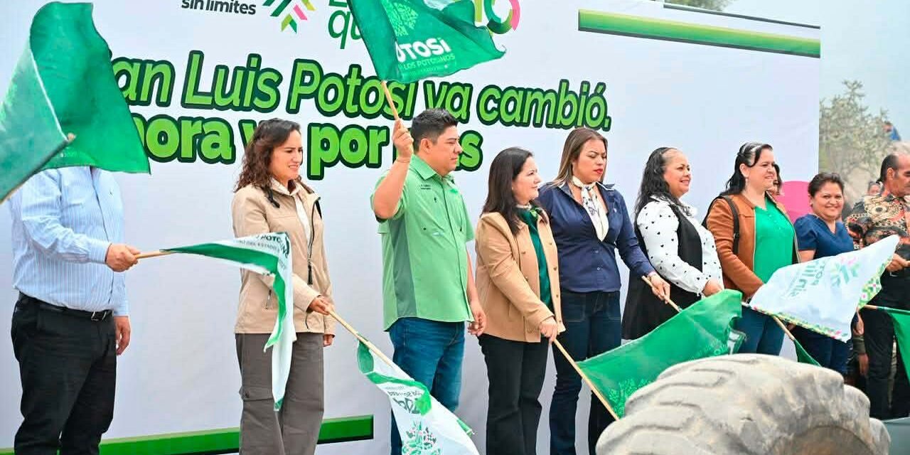 RICARDO GALLARDO ENTREGA VÍA ALTERNA DE VILLA DE POZOS