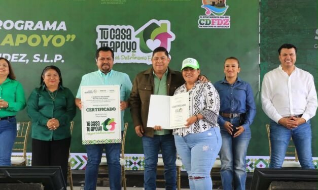 EL GOBERNADOR RICARDO GALLARDO ENTREGARÁ 5 MIL LOTES MÁS CON “TU CASA TU APOYO”
