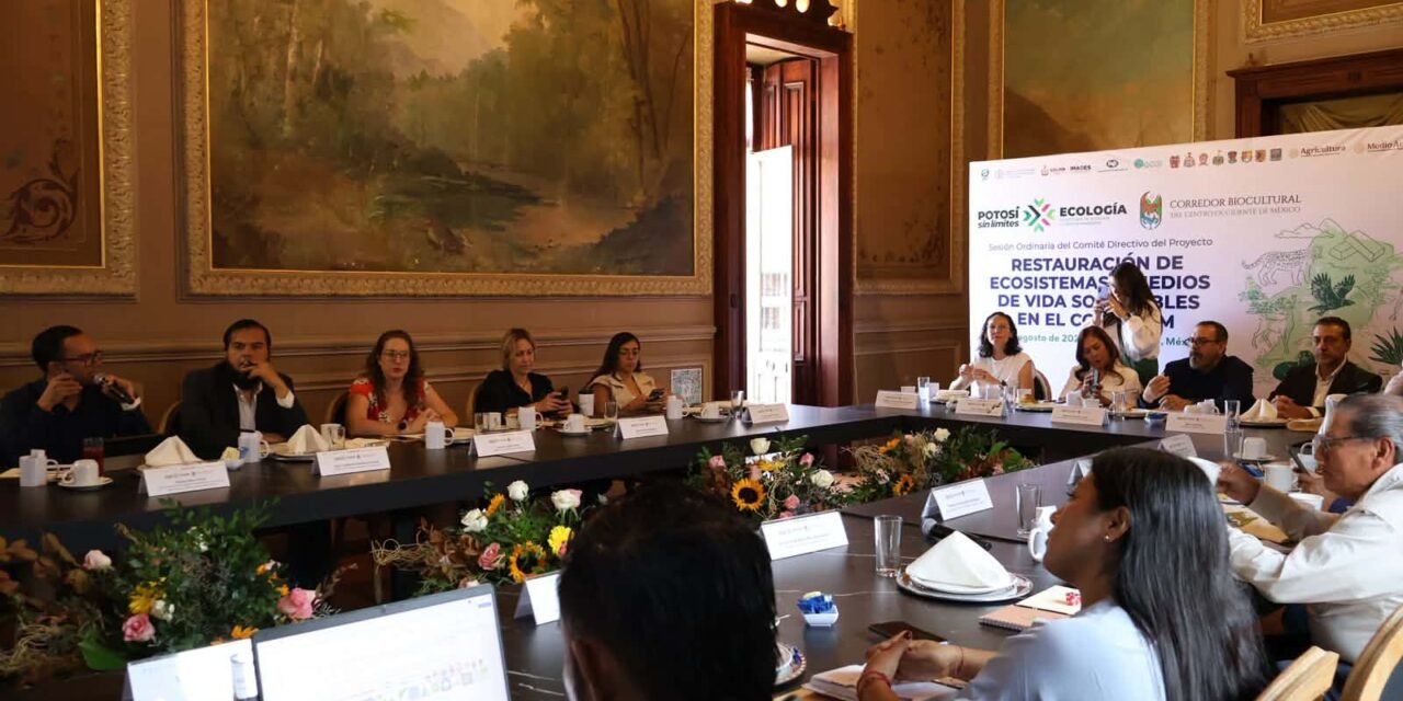 SAN LUIS POTOSÍ CONSOLIDA SU AGENDA AMBIENTAL CON REUNIÓN DEL COBIOCOM