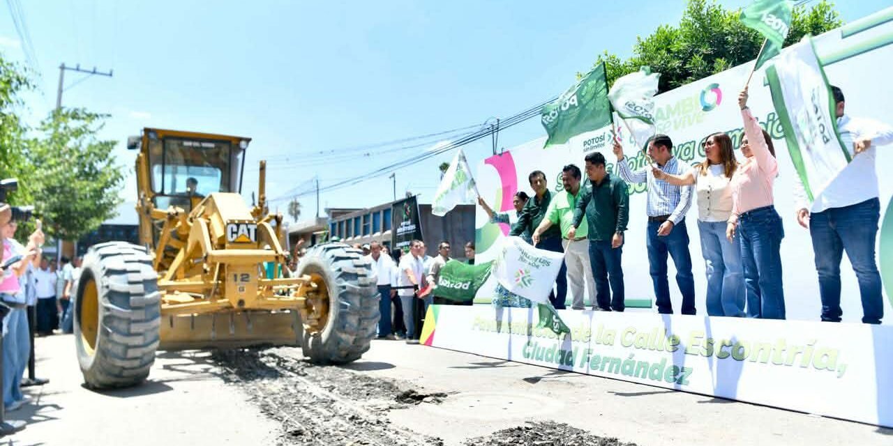 EL GOBERNADOR DEL ESTADO, RICARDO GALLARDO CARDONA ENTREGA APOYOS Y ARRANCA OBRAS EN CIUDAD FERNÁNDEZ