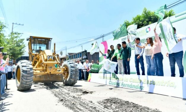 EL GOBERNADOR DEL ESTADO, RICARDO GALLARDO CARDONA ENTREGA APOYOS Y ARRANCA OBRAS EN CIUDAD FERNÁNDEZ