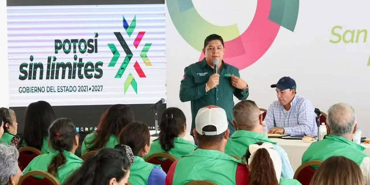 RICARDO GALLARDO AMPLIARÁ LOS APOYOS SOCIALES PARA LAGUNILLAS Y SAN NICOLÁS TOLENTINO