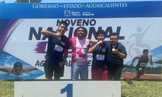 DESTACADA PARTICIPACIÓN DE ATLETAS POTOSINOS EN EL NACIONAL INCLUSIVO PARA PERSONAS CON DISCAPACIDAD