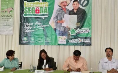 CHARCAS AVANZA EN LA REGULARIZACIÓN DE PREDIOS MEDIANTE EL PROGRAMA ESCRITURA SEGURA.