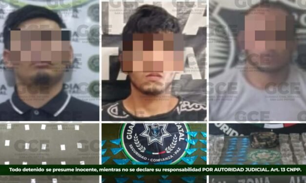 ACCIONES DE LA GCE FORTALECEN EL COMBATE AL NARCOMENUDEO EN LAS CUATRO REGIONES