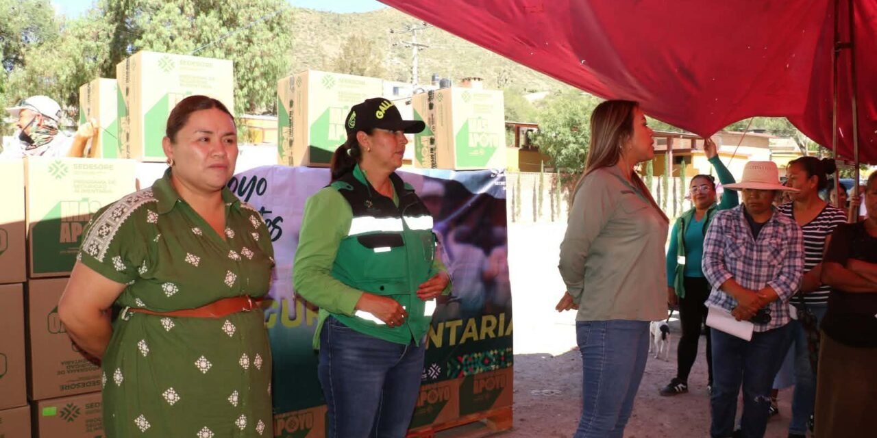 GOBIERNO DEL ESTADO CONTINÚA CON ENTREGA DE APOYOS ALIMENTARIOS EN MUNICIPIOS