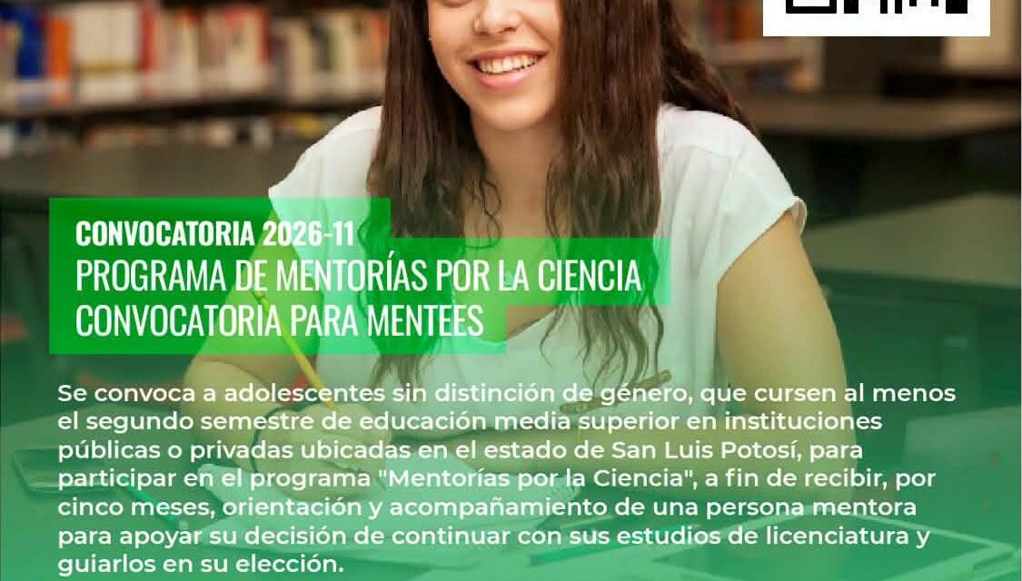 COPOCYT ABRE CONVOCATORIA DE MENTORÍAS PARA IMPULSAR EL TALENTO JUVENIL