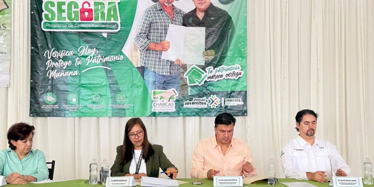 FAMILIAS DE CHARCAS AVANZAN EN REGULARIZACIÓN DE SUS PROPIEDADES