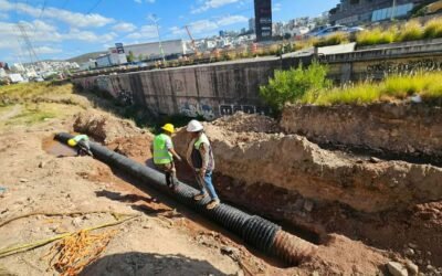 SEDUVOP CONCLUYE REPARACIÓN DE DRENAJE DURANTE OBRAS EN GLORIETA DE LA FAMILIA