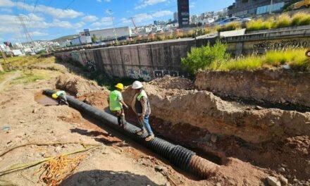 SEDUVOP CONCLUYE REPARACIÓN DE DRENAJE DURANTE OBRAS EN GLORIETA DE LA FAMILIA